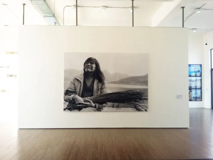 Salas de exposición del Centro Nacional de Arte Contemporáneo ubicado en el edificio del Ex Terminal Aéreo de Cerrillos - Foto de Andrea Hoare Madrid