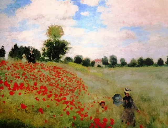 Obra de Claude Monet no Museu de Orsay. Obra de Claude Monet no Museu de Orsay.