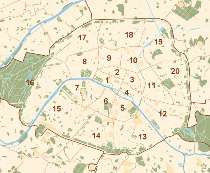 Arrondissements de Paris