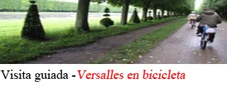 Passeio por Versalhes em bicicleta