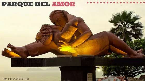 Escultura del parque del Amor Lima