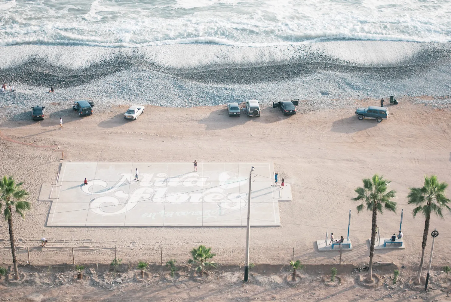 Vista a las playas de miraflores