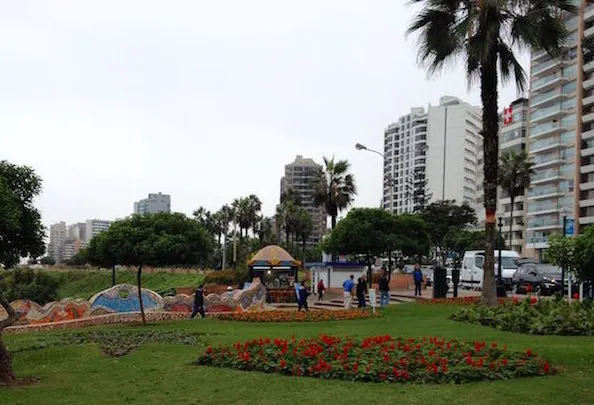 Jardines del Malecón de Miraflores Lima