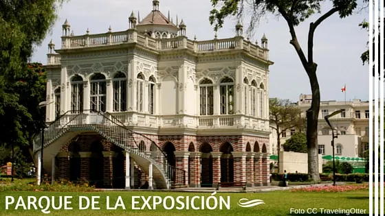 Pabellon morisco en el parque de la exposición Lims