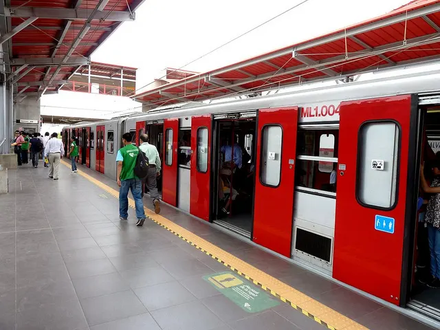 Vagones de la linea 1 metro de lima
