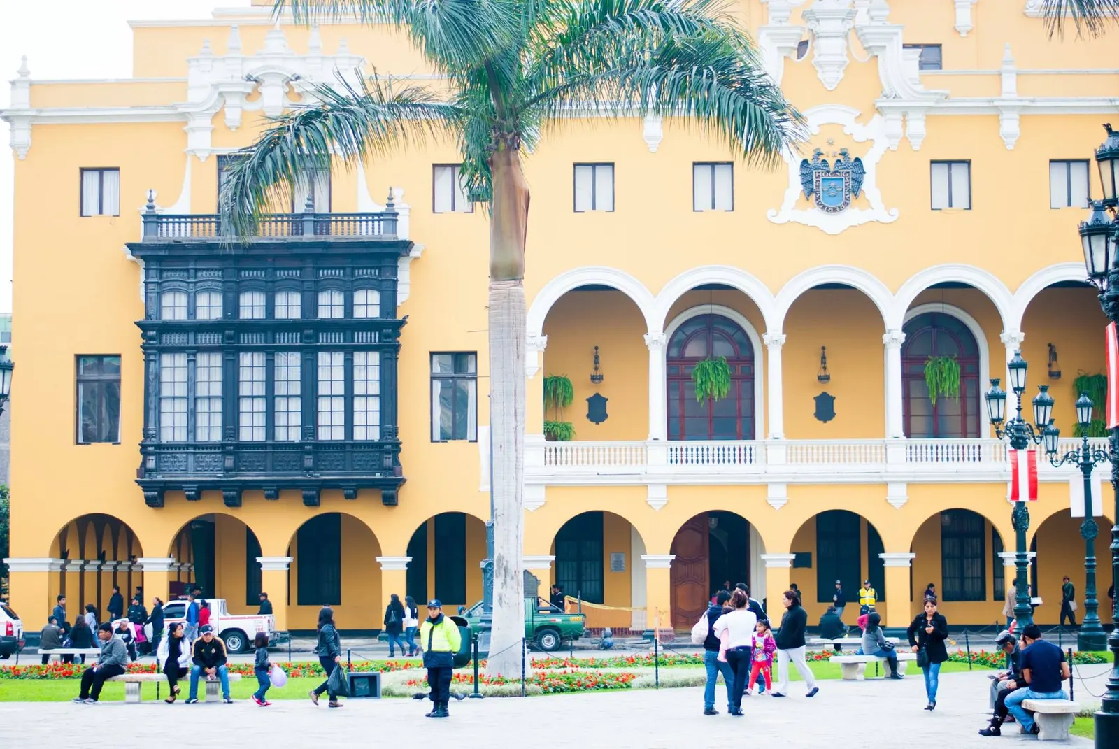 Casas antiguas en el centro