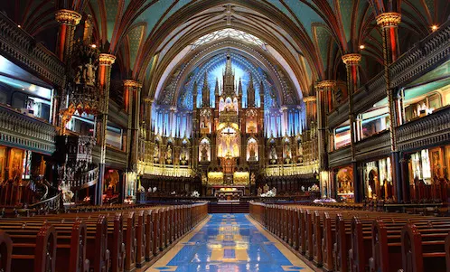 Basilica de Notre dame montreal