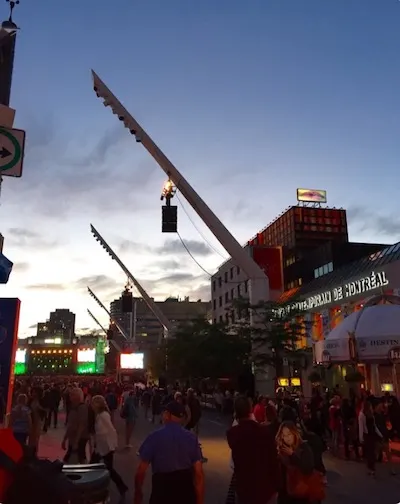 Noche en el festival de jazz