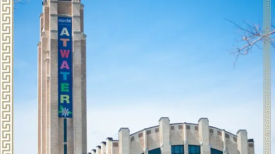 Fachada del mercado Marche Atwater Montreal