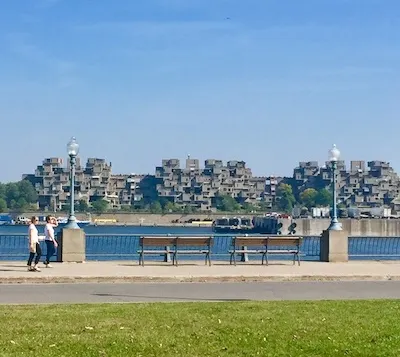 Vista de Habitat 67 Montreal