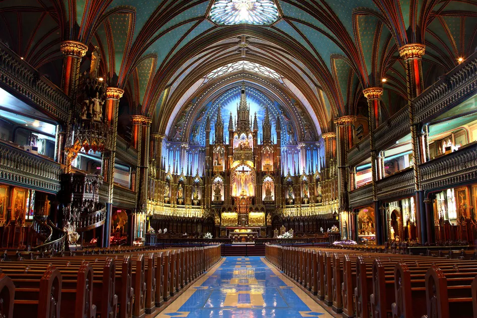 Que hacer en Montreal desde la basílica de Notre-Dame en Montreal