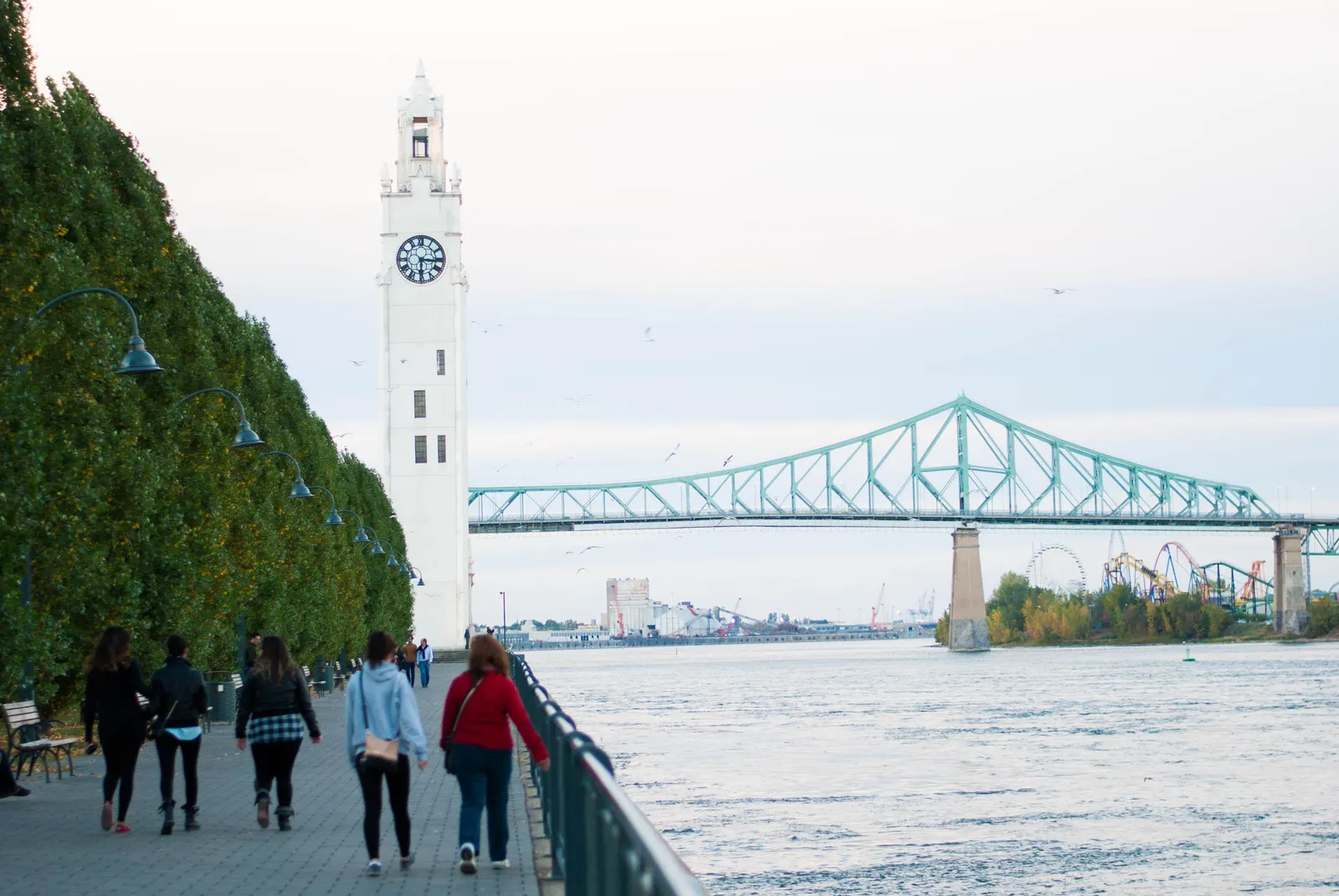 Vista de la Torre del reloj Montreal