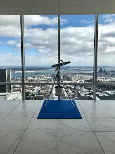 Parte alta del observatorio Ville marie