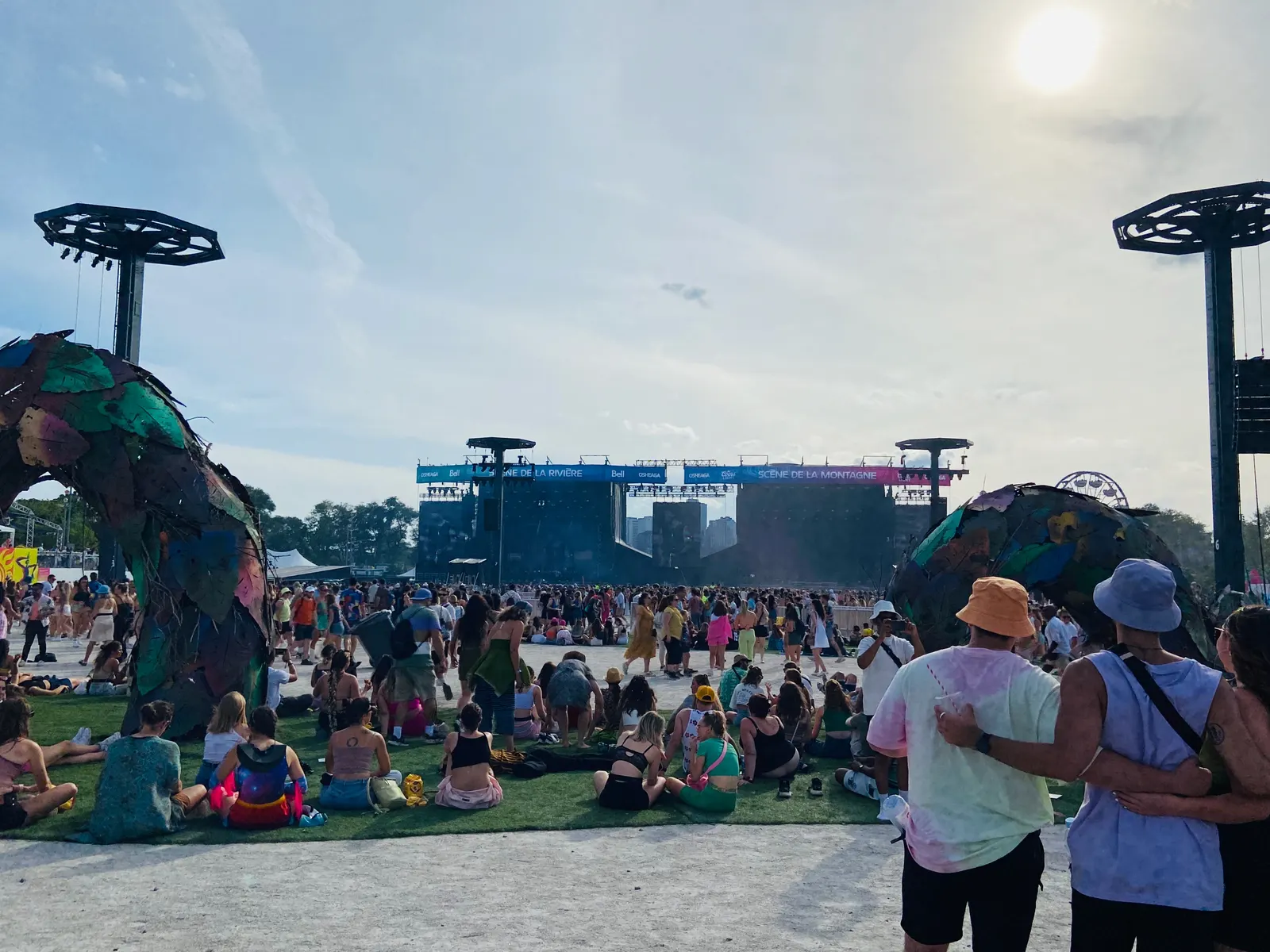 Dia en Osheaga con amigos