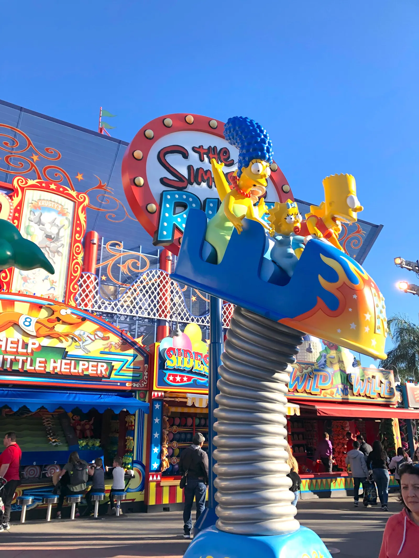 Ride de los simpsons universal