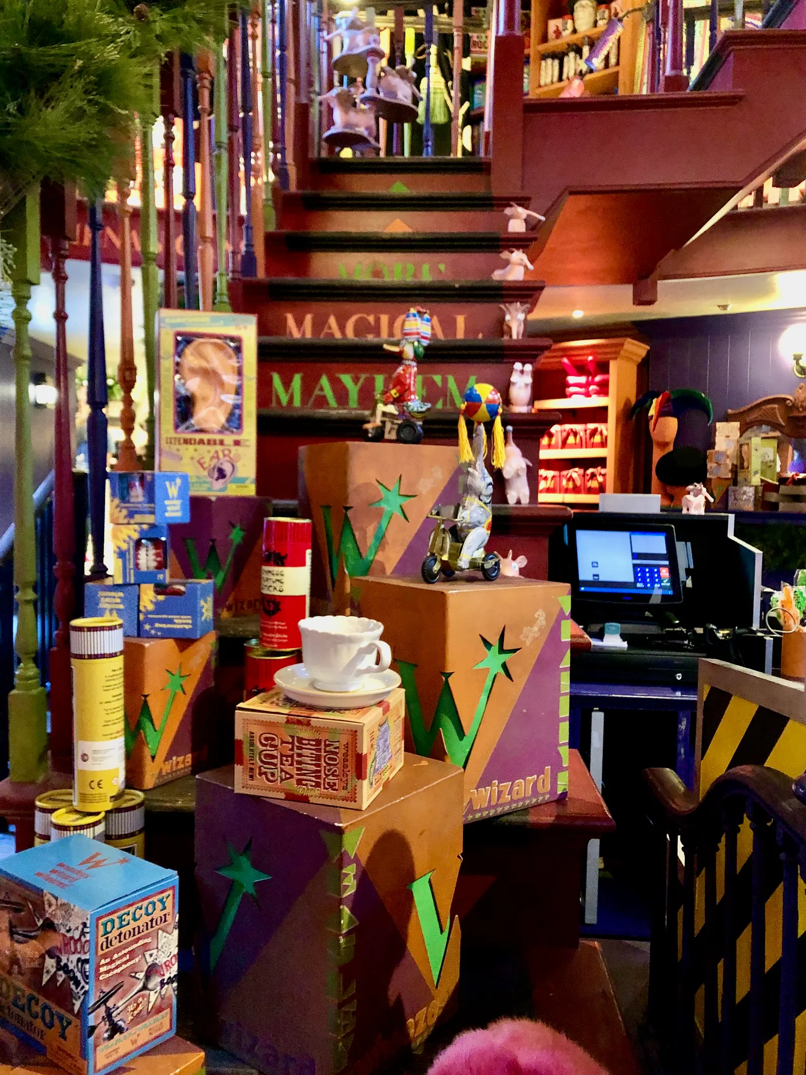 Interior de la tienda de libros