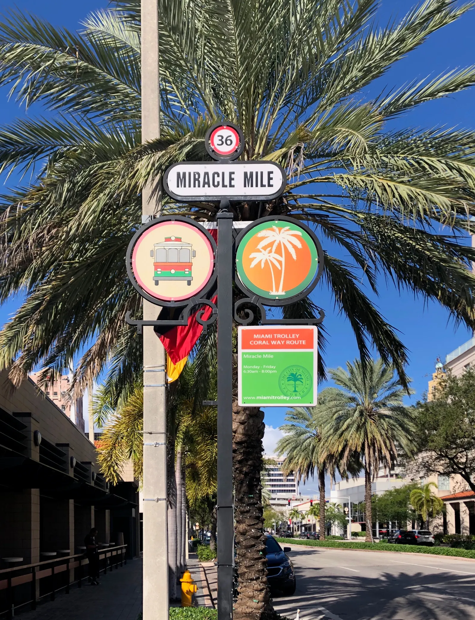 Calle en Coral Gables Miami