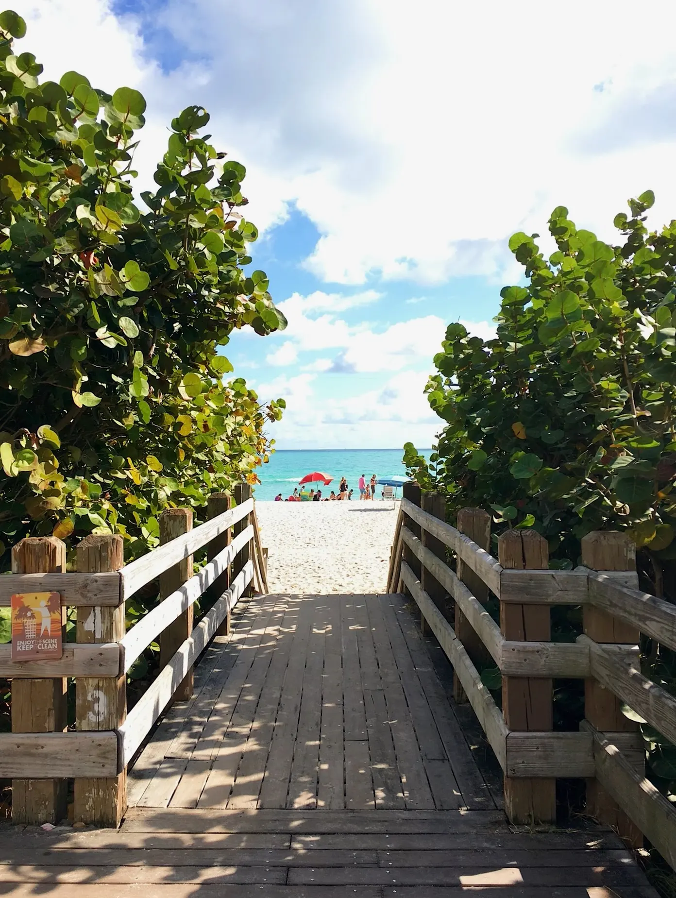 Camisería hacia la playa