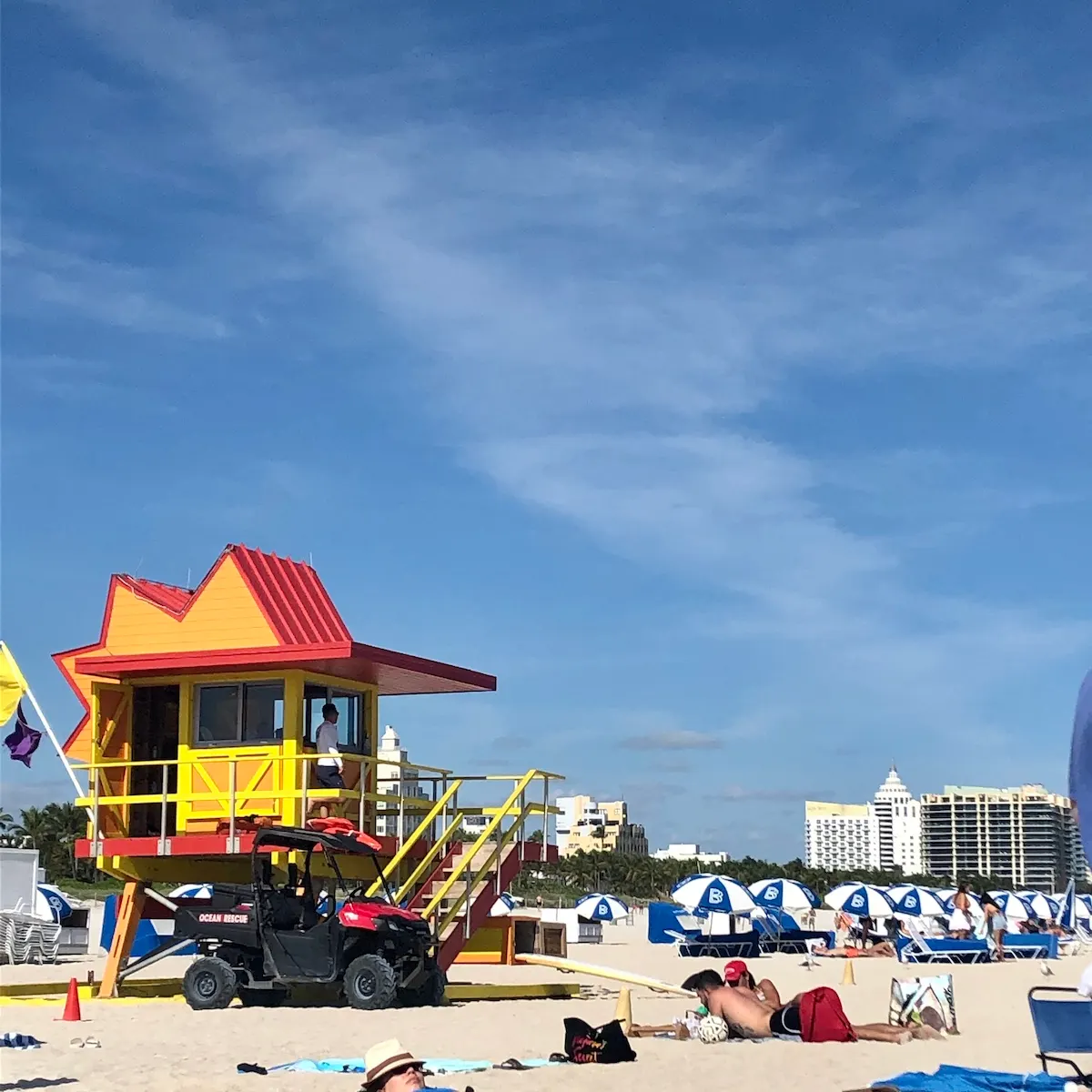 Dia de playa en miami