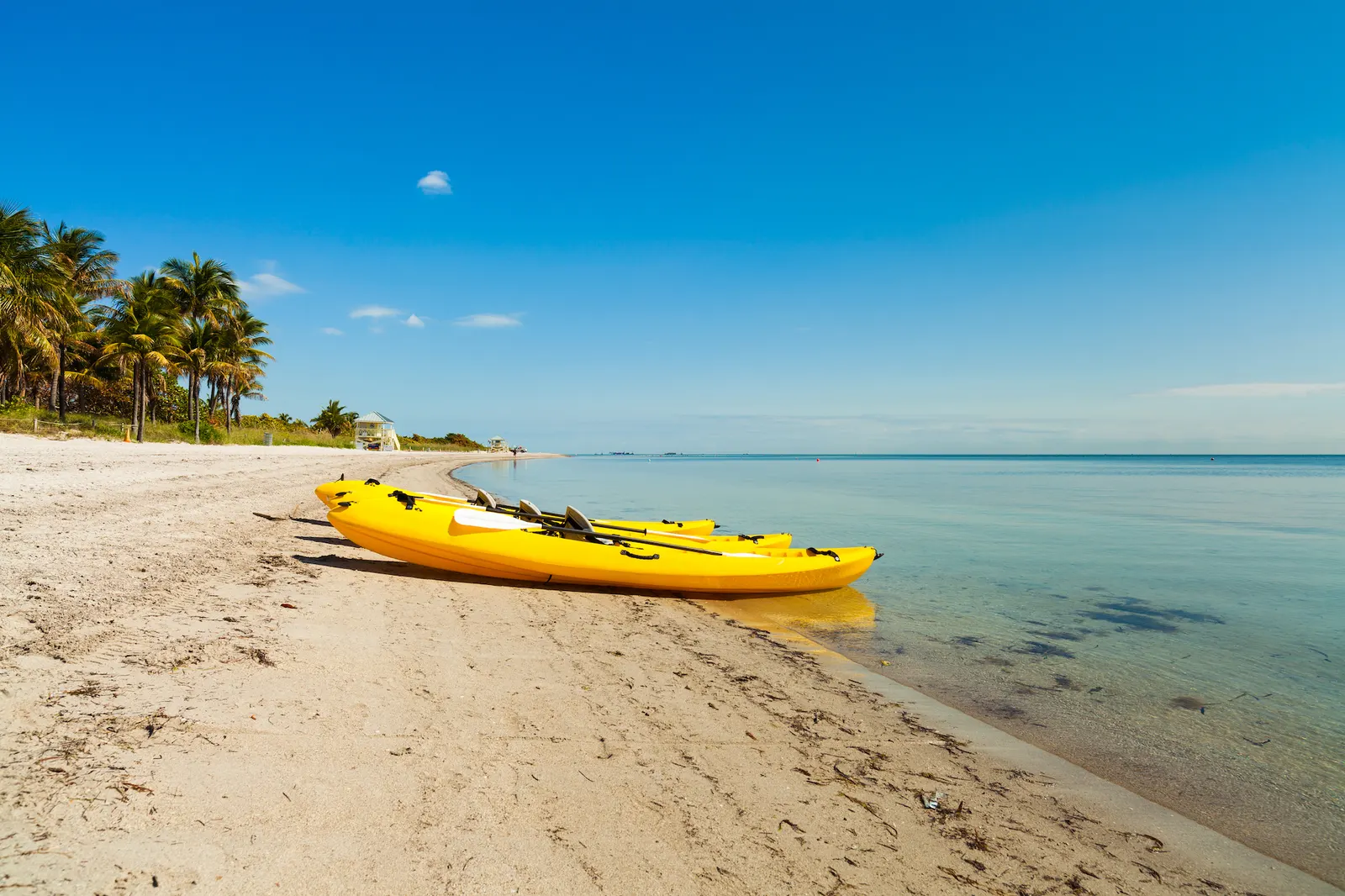 Deportes acuáticos en la playa